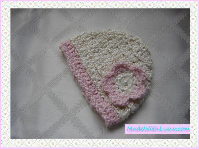 organic baby girl hat newborn for sale
