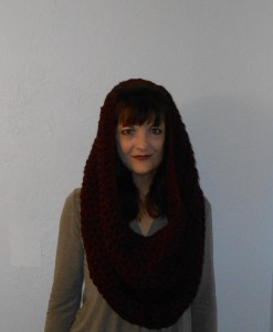 Oversized Infinity Scarf Cowl Hood