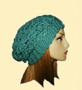 Kelly Green Slouchy Beanie