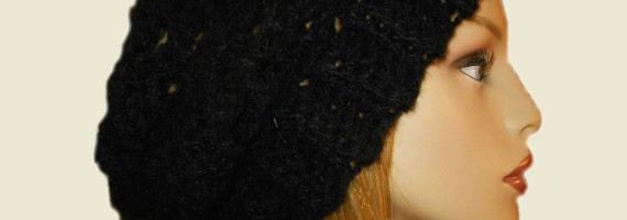 Black Beanie Slouchy